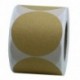 Hybsk 2" Round Brown Kraft Paper Stickers Packaging Sealing Total 300 Labels Per Roll