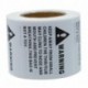 Hybsk 2"2" Warning Labels For Poly Bags and Packaging |Stickers Adhesive Label 500 Per Roll