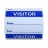 Hybsk Visitor Pass Blue Visitor Identification Labels Stickers 300 Labels Per Roll