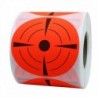 Hybsk Target Pasters 3 Inch Round Adhesive Shooting Targets - Target Dots - Fluorescent Red and Black
