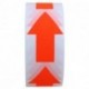 Hybsk Fluorescent Green Arrow Shape Color Coding Arrow Stickers Total 500 Labels Per Roll