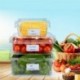Hybsk 1 x 2 Inch Food Storage Labels Freezer & Refrigerator Freezer Labels Adhesive Label 500 Per Roll