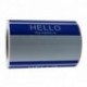hycodest  3-1/2” x 2-3/8” Hello My Name Is BLUE Name Tag Identification Stickers Total 200 Labels Per Roll